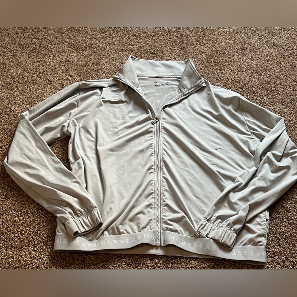 Under Armour Gray Full-Zip Jacket